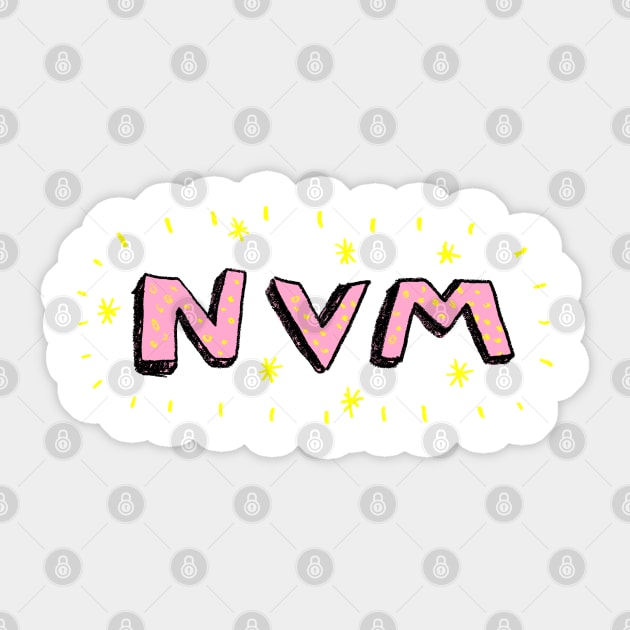 NVM Sticker by Sophie Corrigan